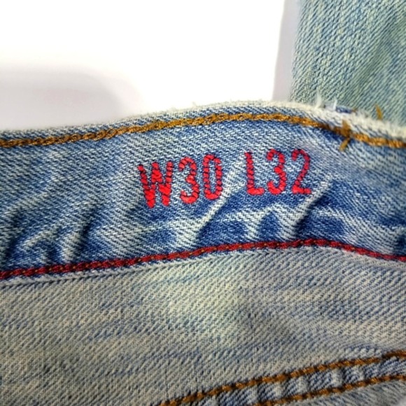 Mossimo Supply Co. Blue Jeans Men's 30x 32 Boot Cut (32x31) - Read all notes! - Picture 5 of 11